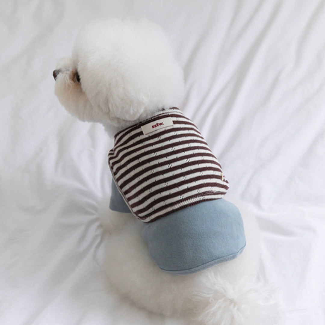 ※予約販売【ssfw】Cozy Bib Set Up 3colors（Blue Brown）