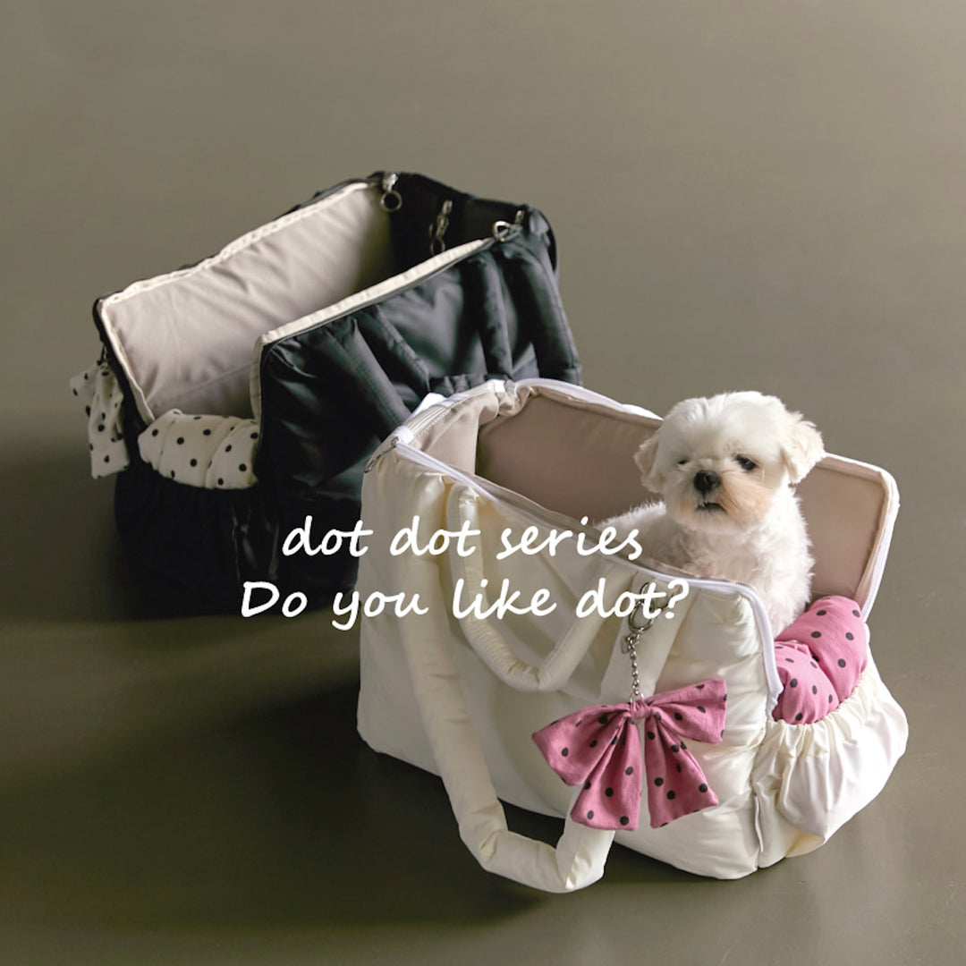 ※予約販売【a tous moments】Mou Pet Bag - 3color（Dot Cushion + Shoulder Pad Set）