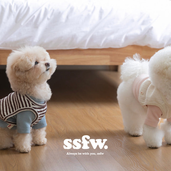 ※予約販売【ssfw】Cozy Bib Set Up 3colors（Blue Brown）