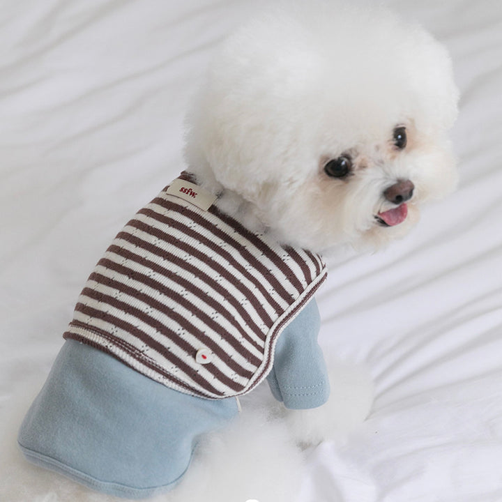 ※予約販売【ssfw】Cozy Bib Set Up 3colors（Blue Brown）