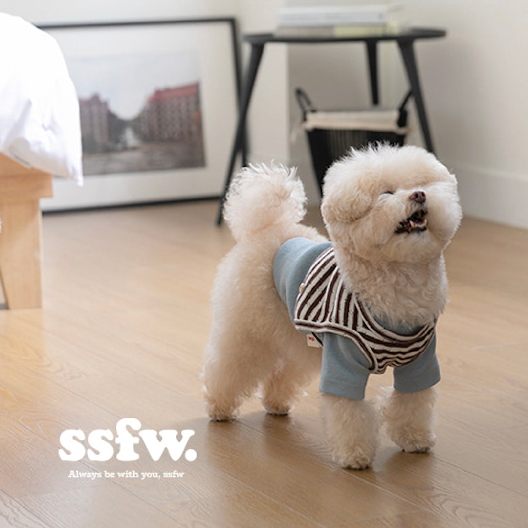 ※予約販売【ssfw】Cozy Bib Set Up 3colors（Blue Brown）