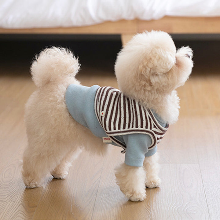 ※予約販売【ssfw】Cozy Bib Set Up 3colors（Blue Brown）