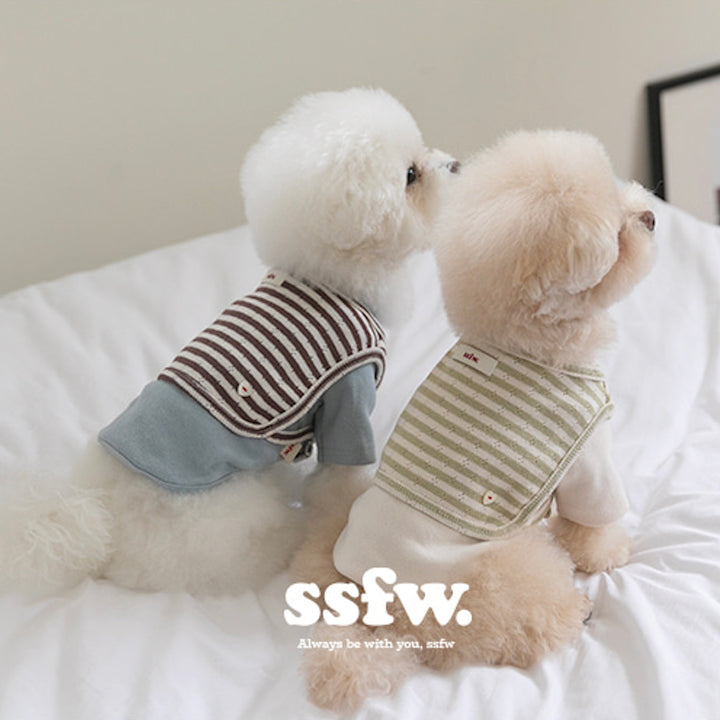 ※予約販売【ssfw】Cozy Bib Set Up 3colors（Blue Brown）