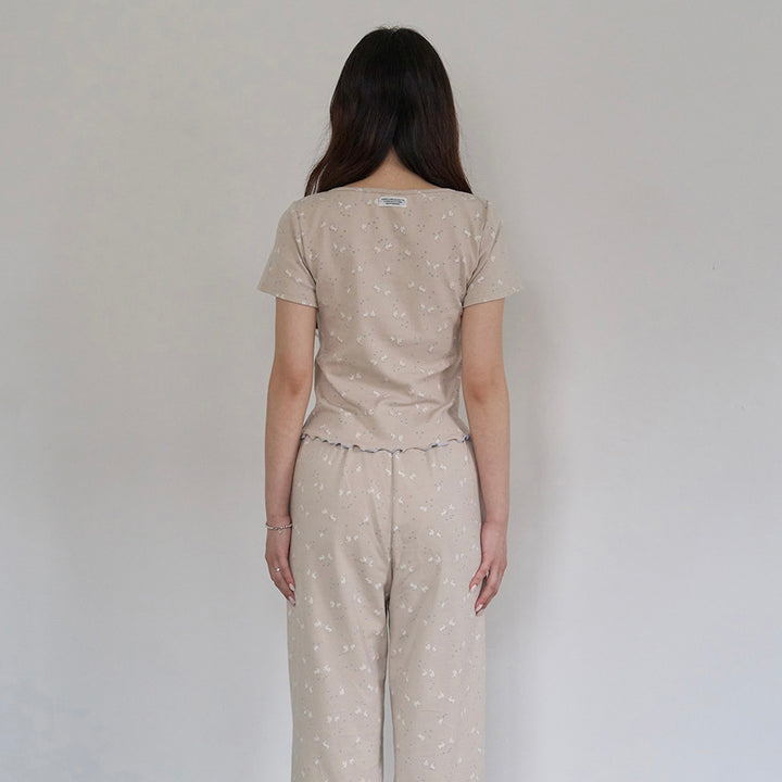 即納【noutti】Good Night Rabbit Pajamas（Warm Gray）