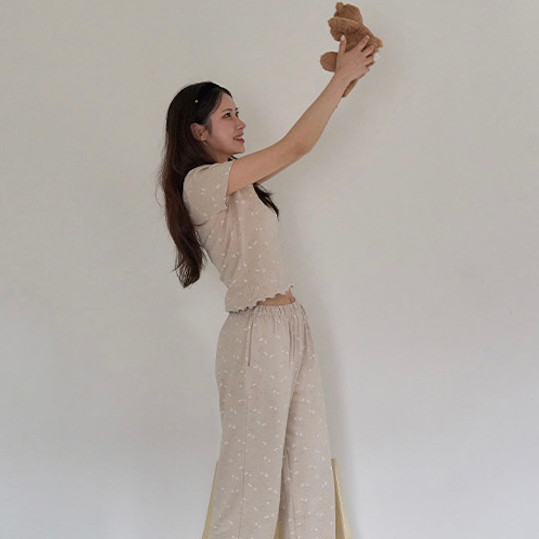 即納【noutti】Good Night Rabbit Pajamas（Warm Gray）