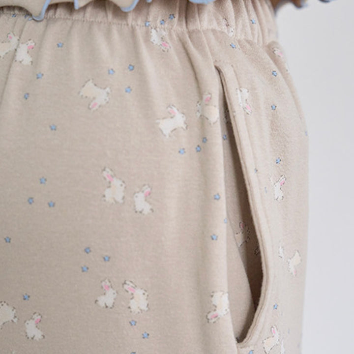 即納【noutti】Good Night Rabbit Pajamas（Warm Gray）