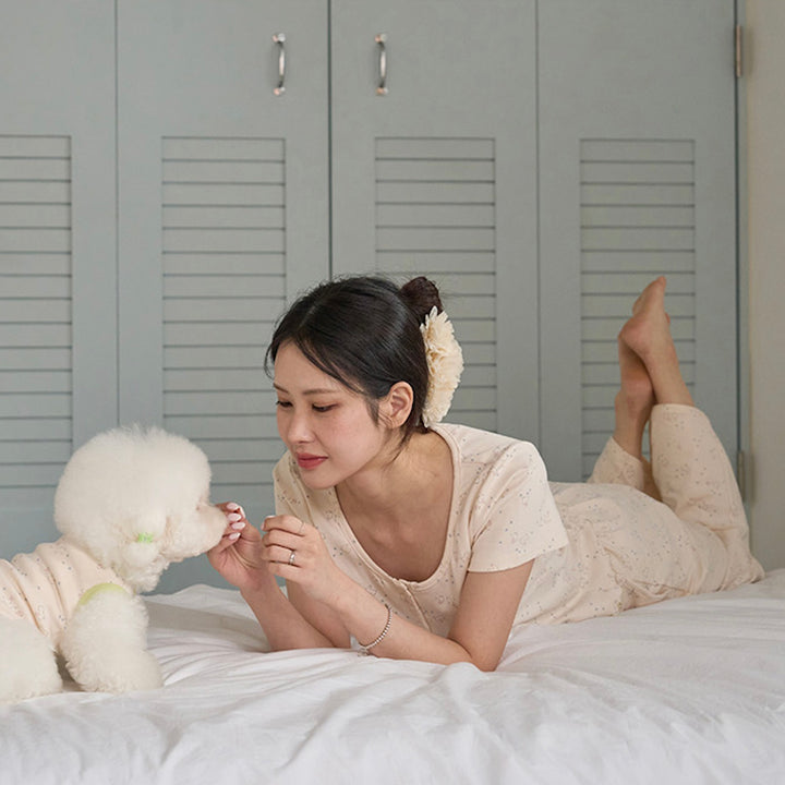 即納【noutti】Good Night Rabbit Pajamas（Warm Gray）