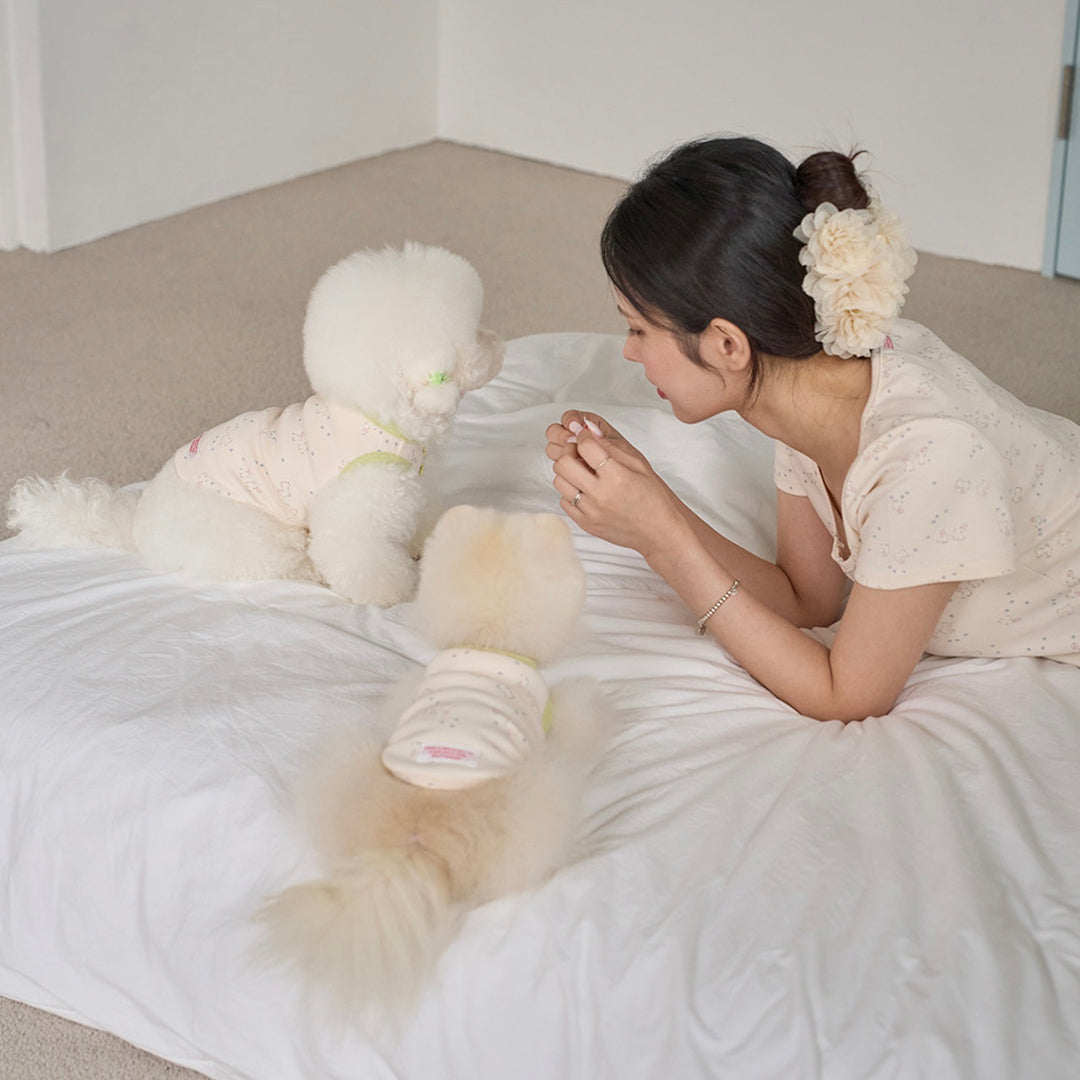 即納【noutti】Good Night Rabbit Pajamas（Warm Gray）