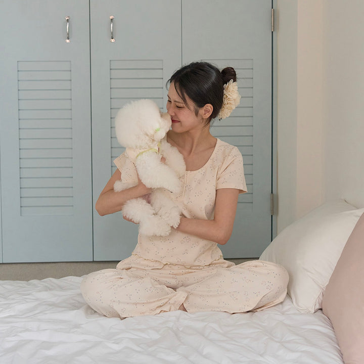 即納【noutti】Good Night Rabbit Sleeveless（Ivory）