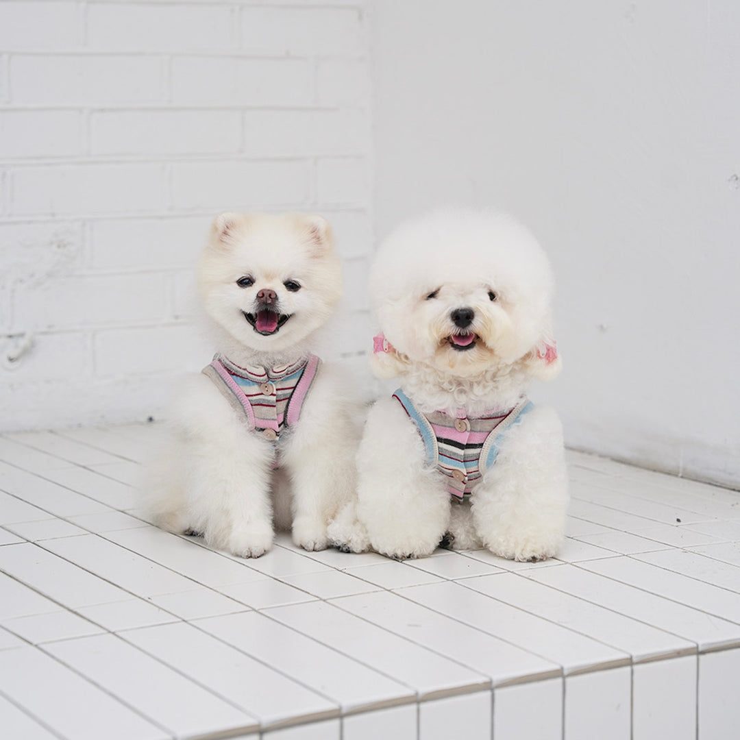 即納【noutti】Matilda Cardigan Sleeveless（Pink）