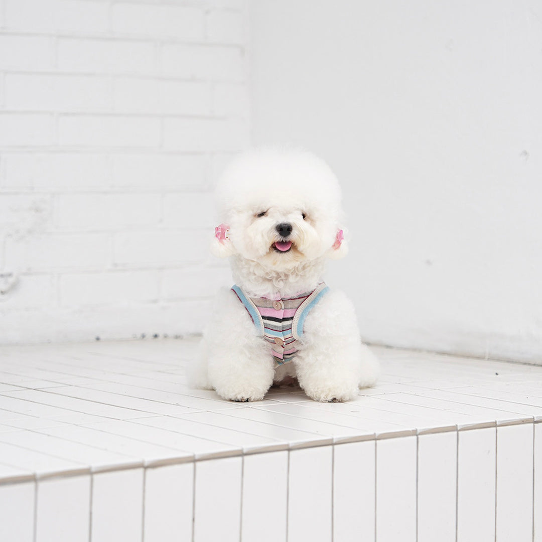 即納【noutti】Matilda Cardigan Sleeveless（Pink）