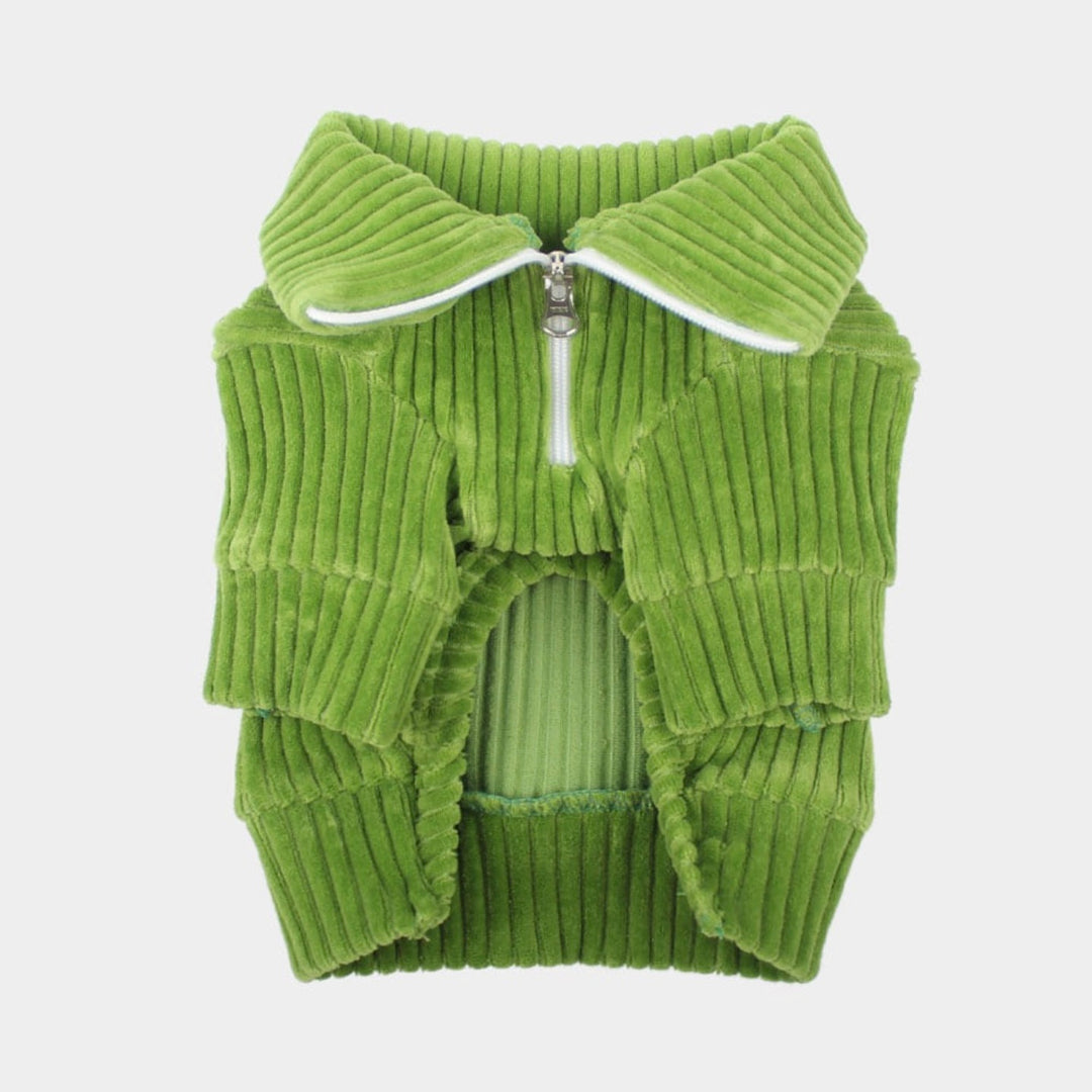 ※予約販売【CRR】New Velour Half Zip-Up（Green）