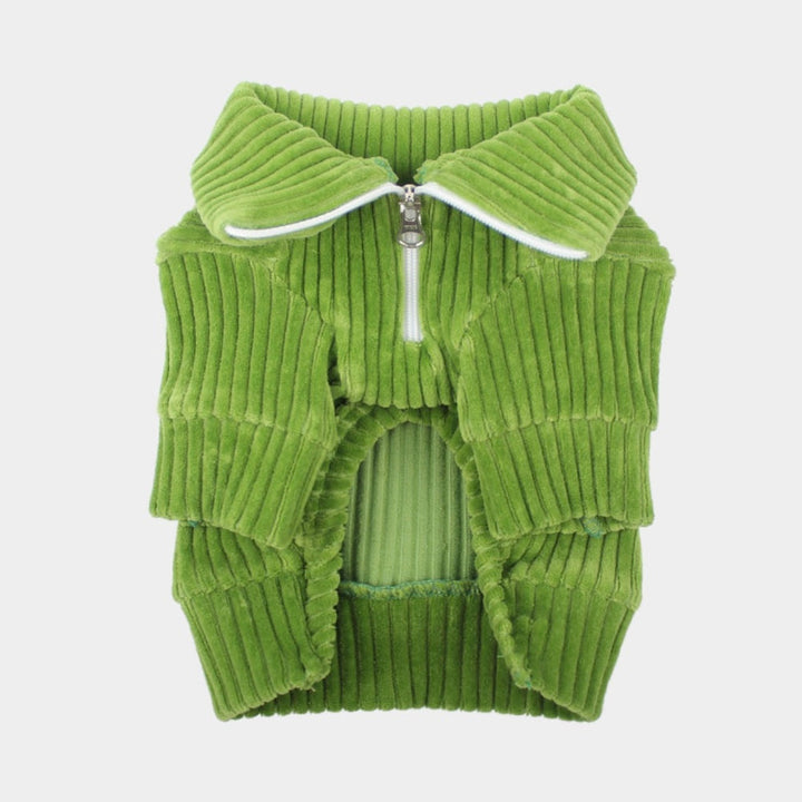 ※予約販売【CRR】New Velour Half Zip-Up（Green）