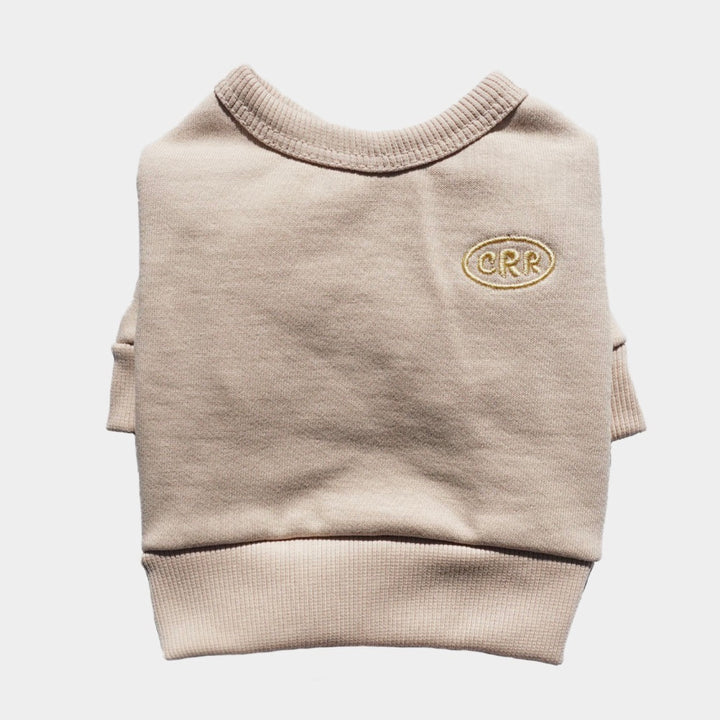 ※予約販売【CRR】Small Logo Sweatshirts（Cream）