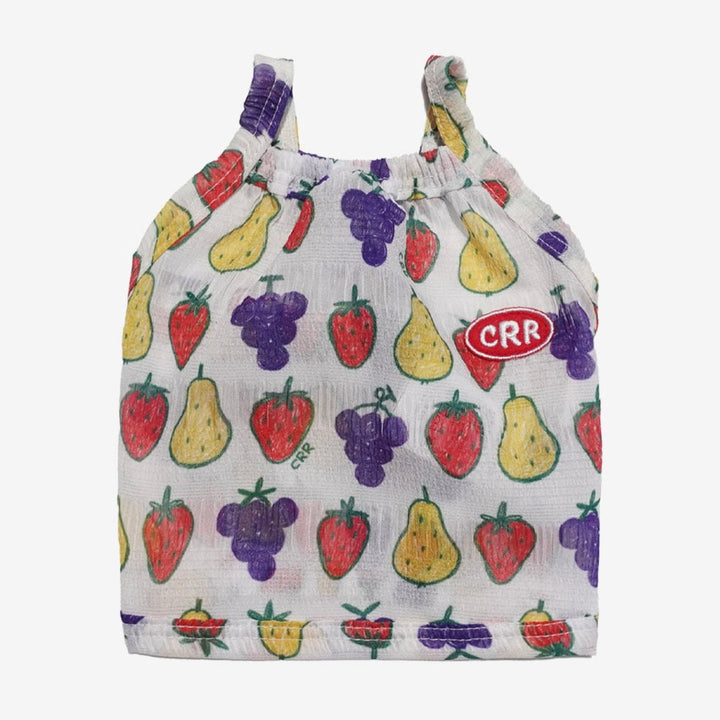 ※予約販売【CRR】Tiny Fruit Summer Strap Top