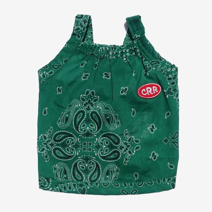 ※予約販売【CRR】Soft Paisley Strap Top（Green）