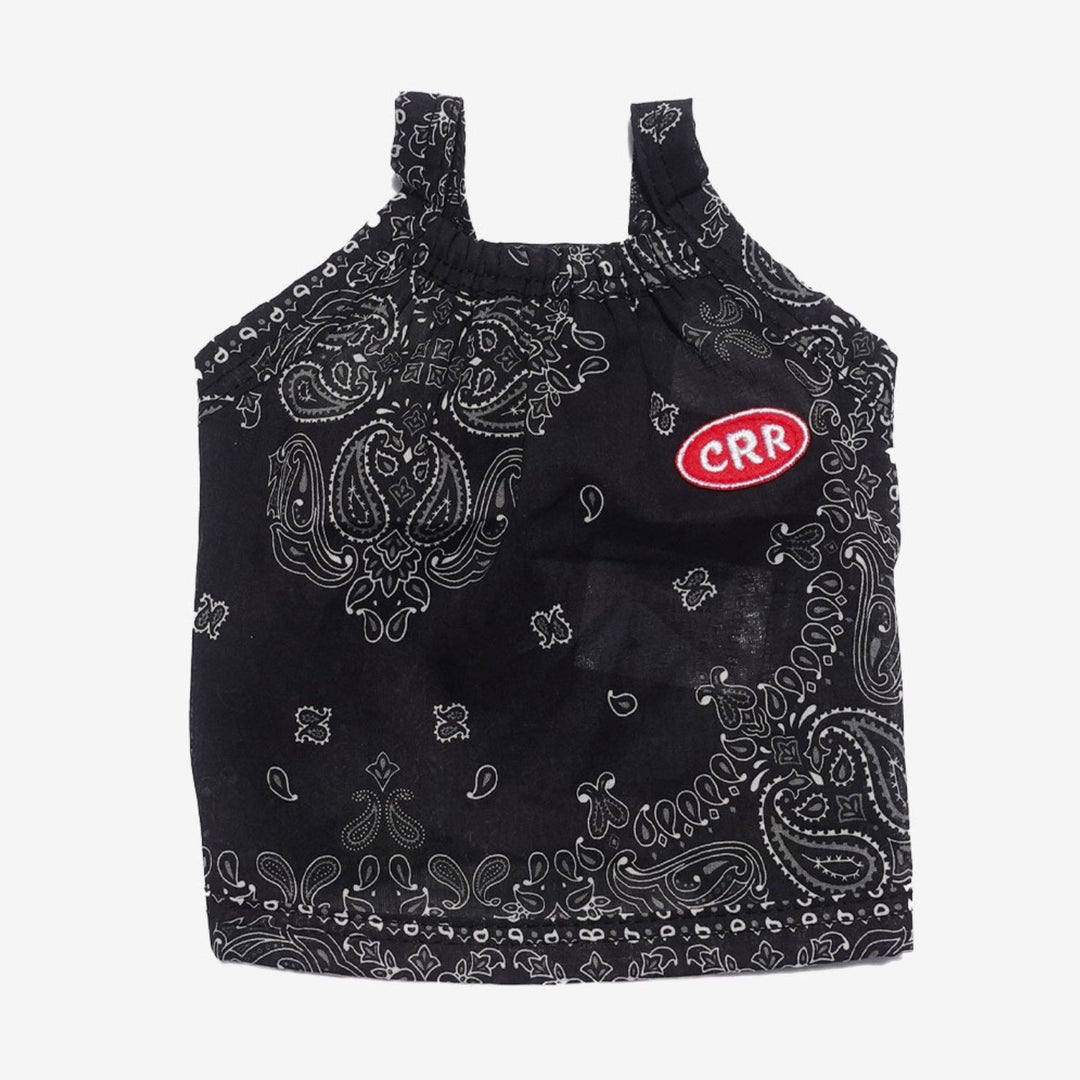 ※予約販売【CRR】Soft Paisley Strap Top（Black）
