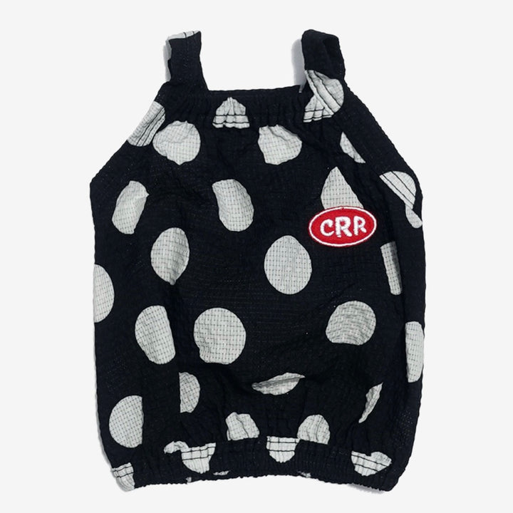 ※予約販売【CRR】Big Dot Balloon Strap Top（Black）