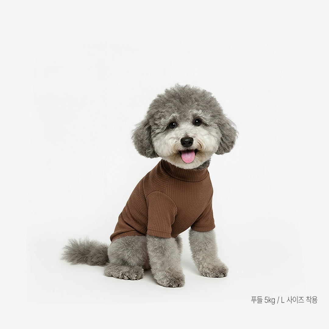 ※予約販売【TUSTUS】Soft neck（Brown）