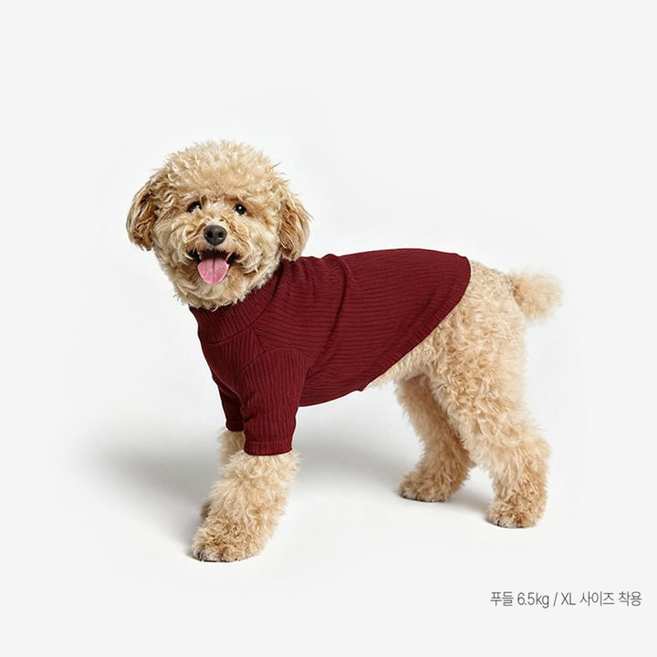 ※予約販売【TUSTUS】Soft neck（Burgundy）