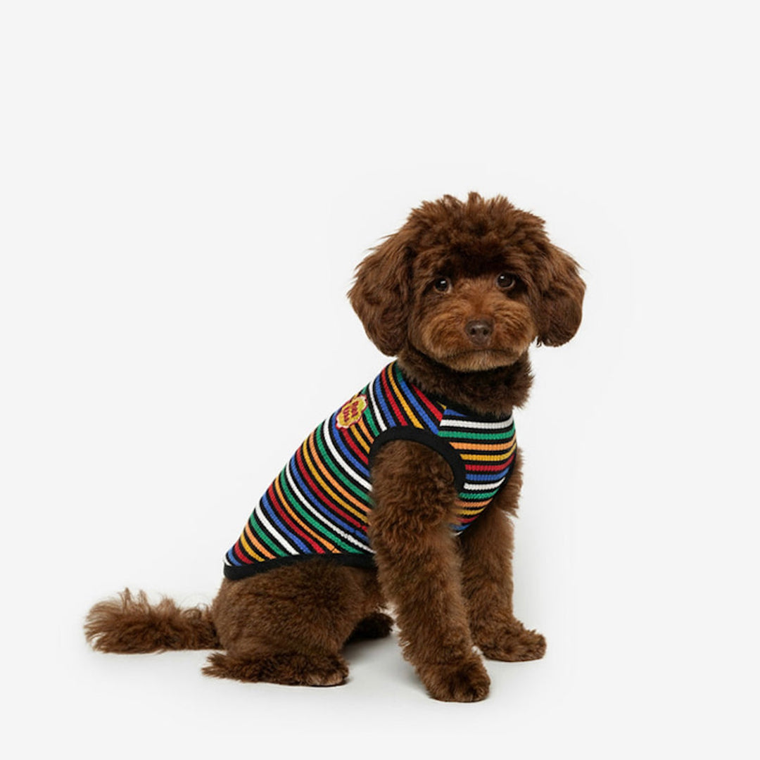 即納【TUSTUS】Color stripe sleeve（Black）