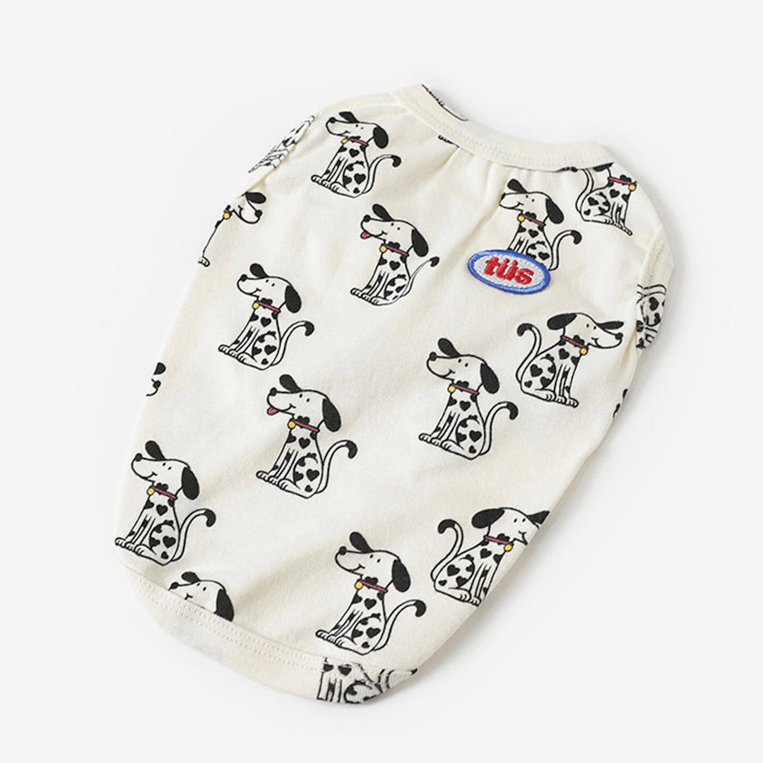 即納【TUSTUS】Dalmatian sleeveless