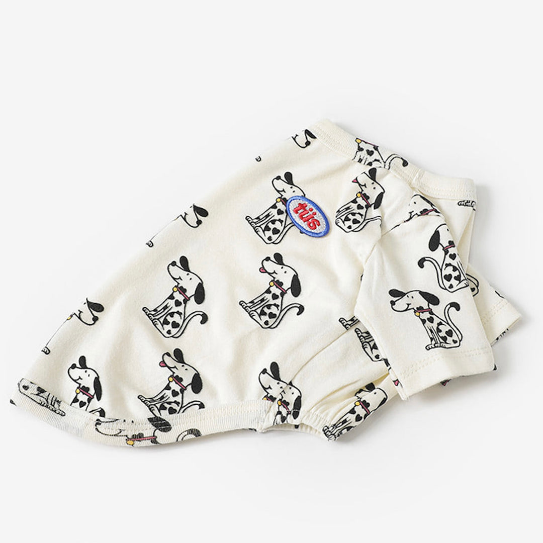 即納【TUSTUS】Dalmatian Tee