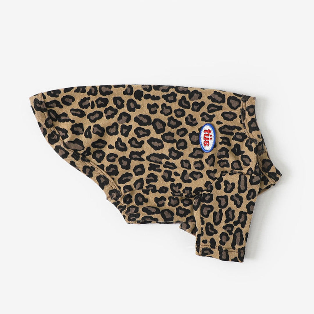 ※予約販売【TUSTUS】Leopard Tee（Brown）