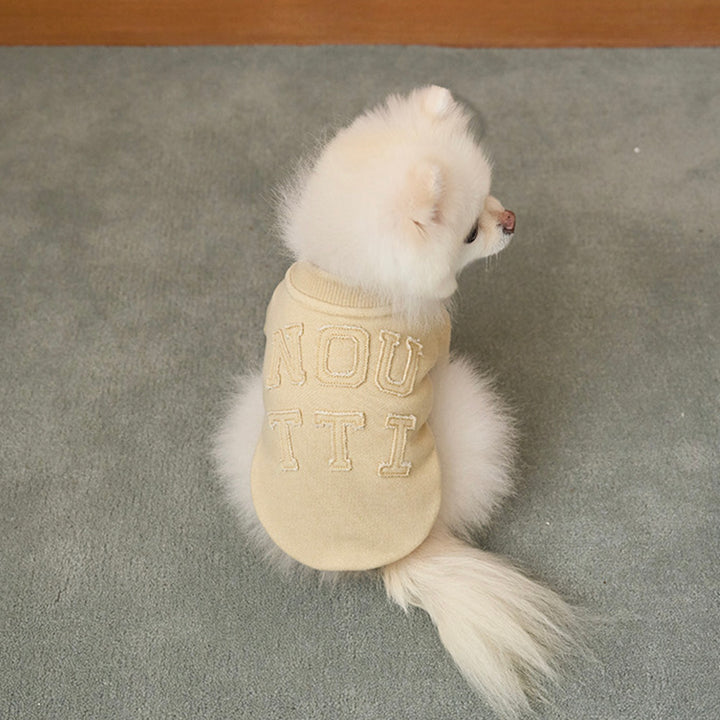 ※予約販売【noutti】Groovy Sweat Shirt（Olive Mustard）