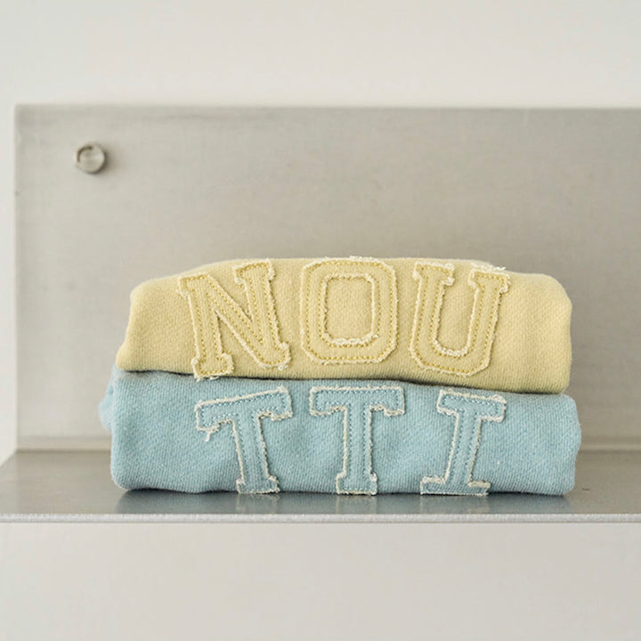 ※予約販売【noutti】Groovy Sweat Shirt（Olive Mustard）