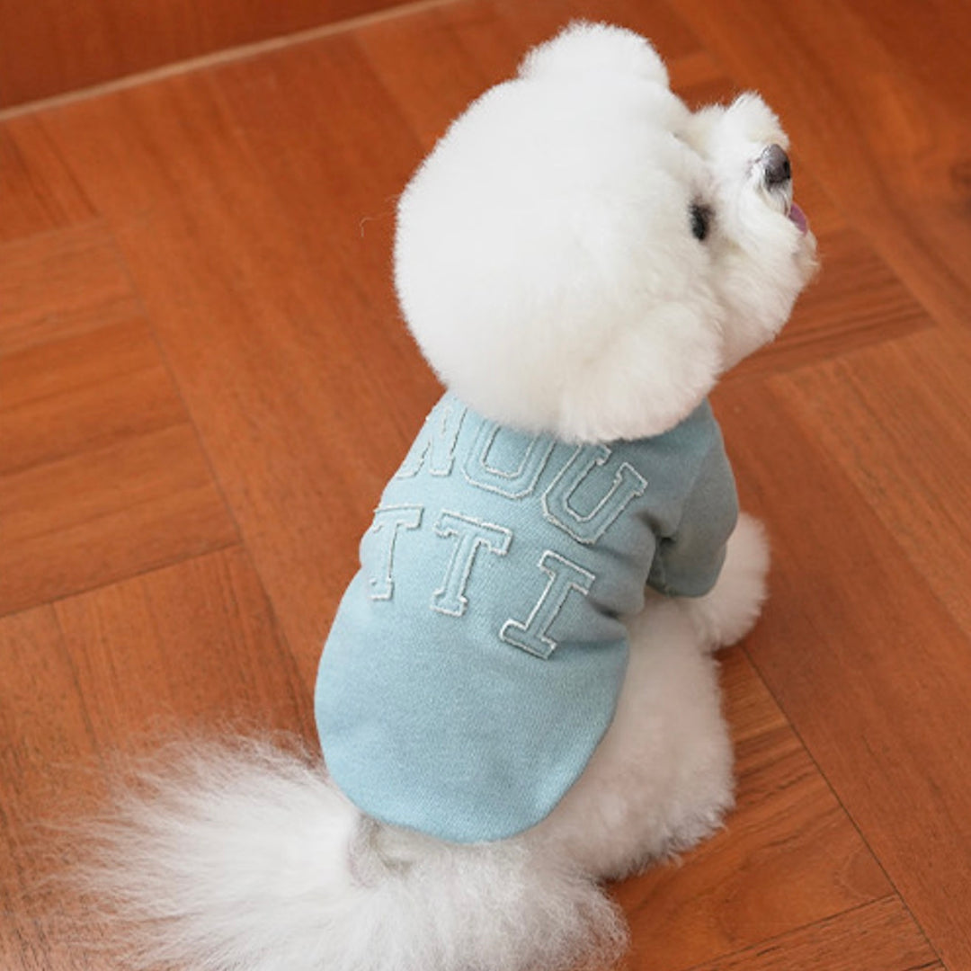 即納【noutti】Groovy Sweat Shirt（Sky Blue）