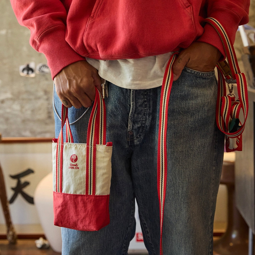 即納【andblank】Andblank x Camel  ABC™ Stripe Hands Free Leash