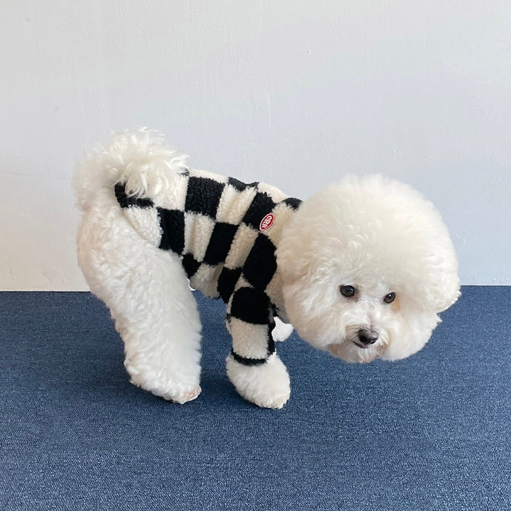 ※予約販売【CRR】Checker Board Boa Fleece（Black）