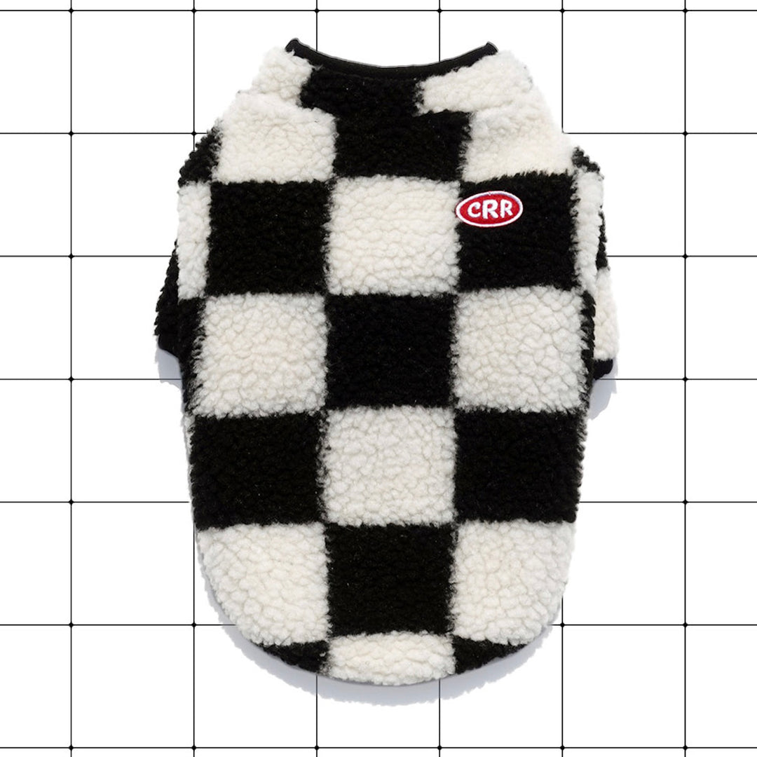 ※予約販売【CRR】Checker Board Boa Fleece（Black）