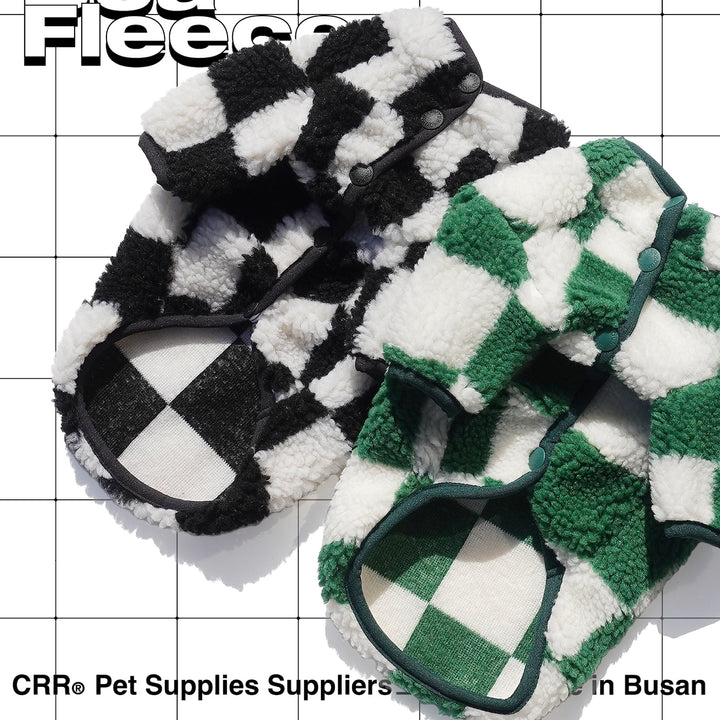 ※予約販売【CRR】Checker Board Boa Fleece（Black）