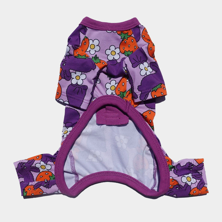 ※予約販売【CRR】Berry & Rabbit Button Detail All-in-one（Purple）