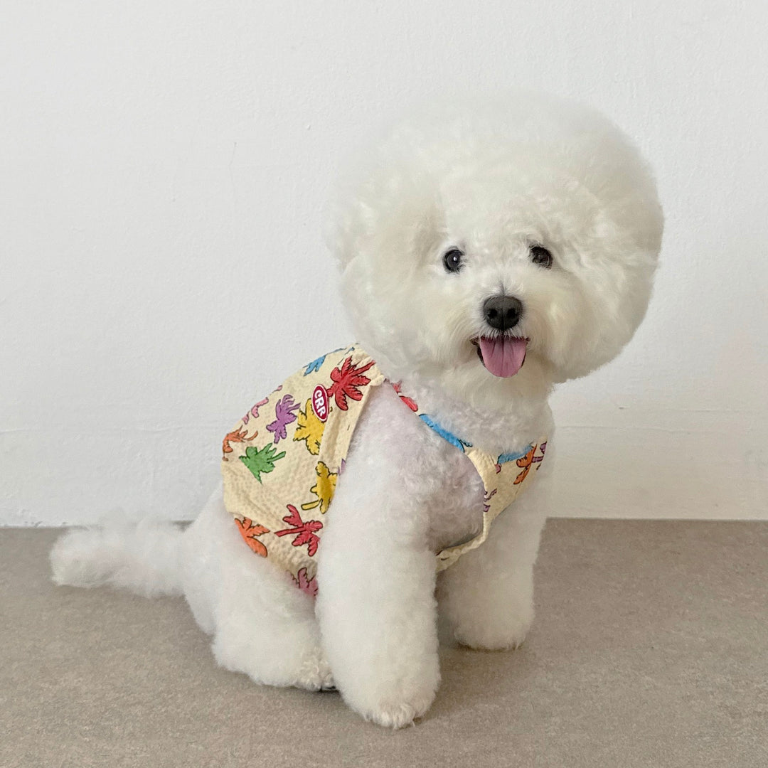 ※予約販売【CRR】Color Palm Tree Balloon Top