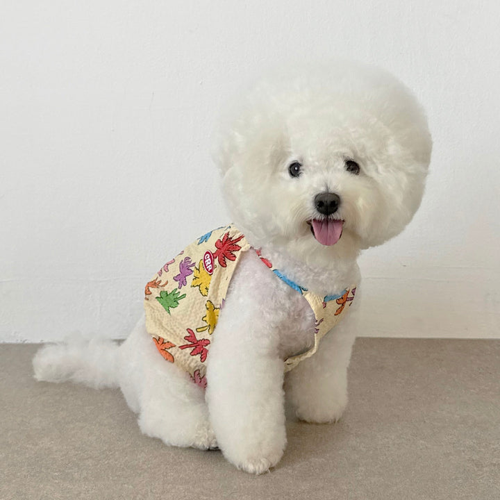 ※予約販売【CRR】Color Palm Tree Balloon Top