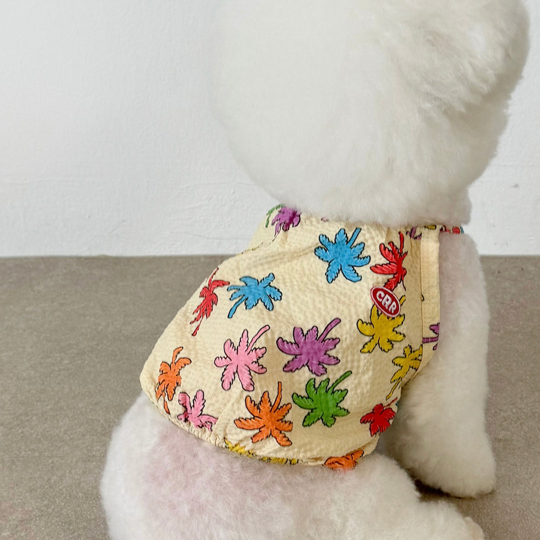 ※予約販売【CRR】Color Palm Tree Balloon Top