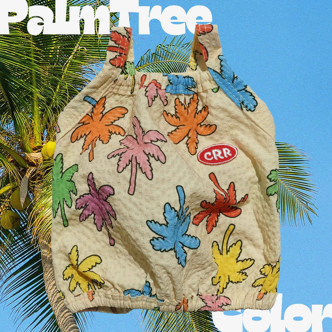 ※予約販売【CRR】Color Palm Tree Balloon Top