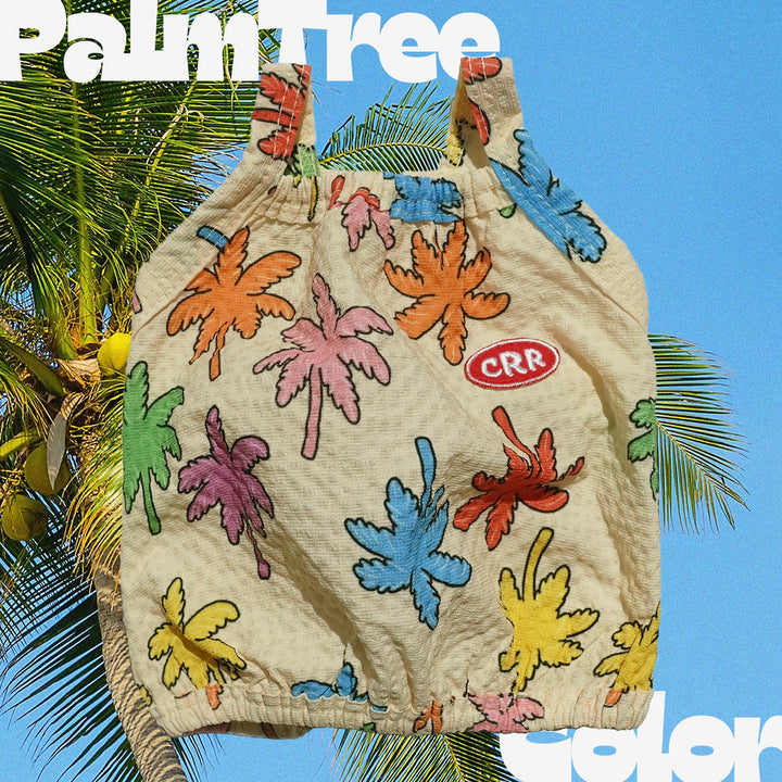 ※予約販売【CRR】Color Palm Tree Balloon Top