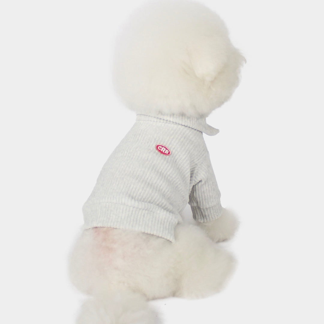 ※予約販売【CRR】New Velour Half Zip-Up（Gray）