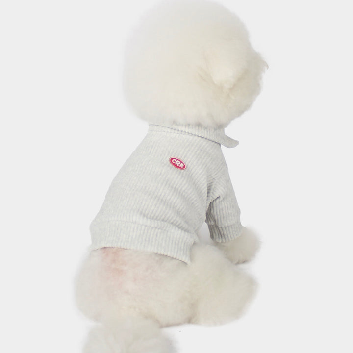 ※予約販売【CRR】New Velour Half Zip-Up（Gray）