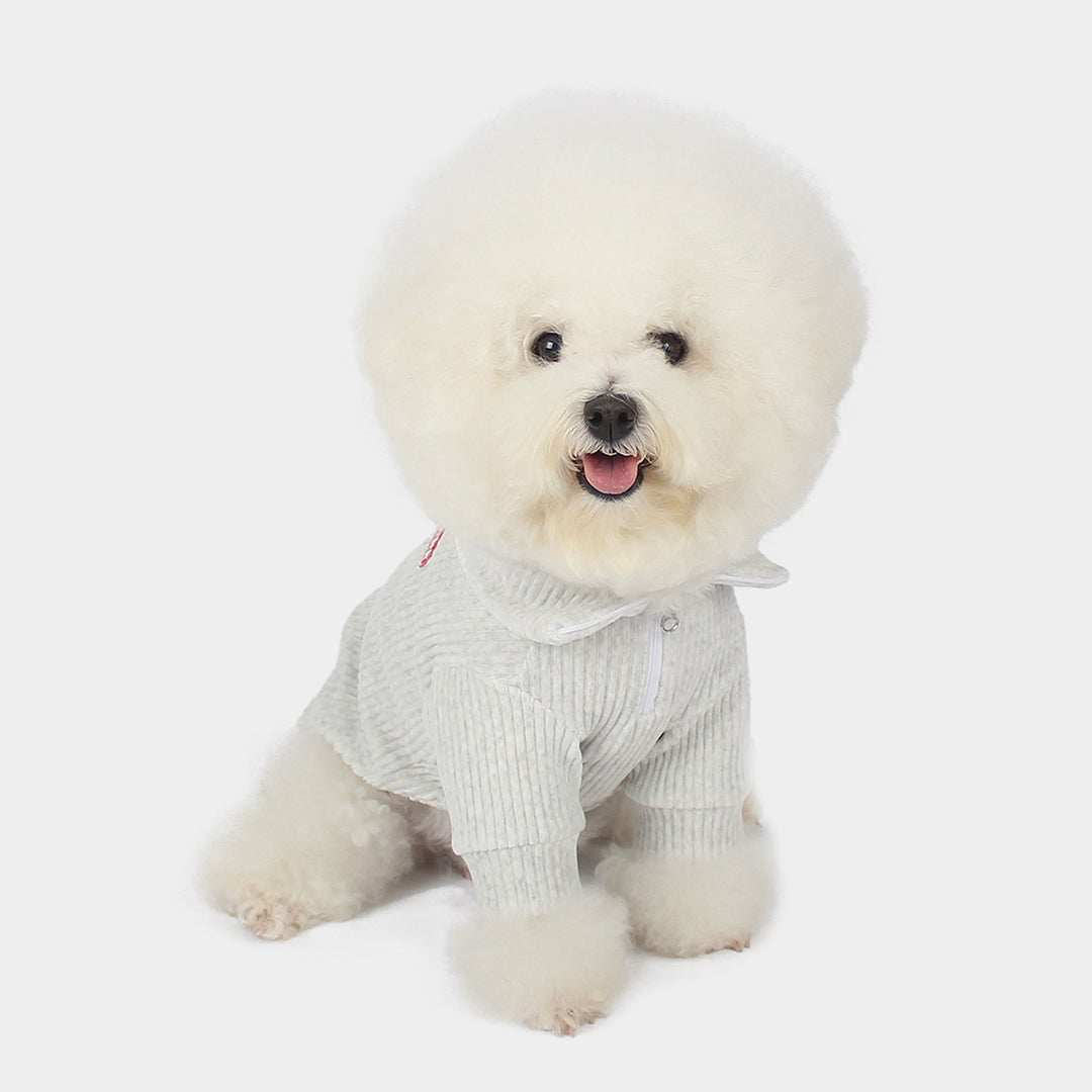 ※予約販売【CRR】New Velour Half Zip-Up（Gray）