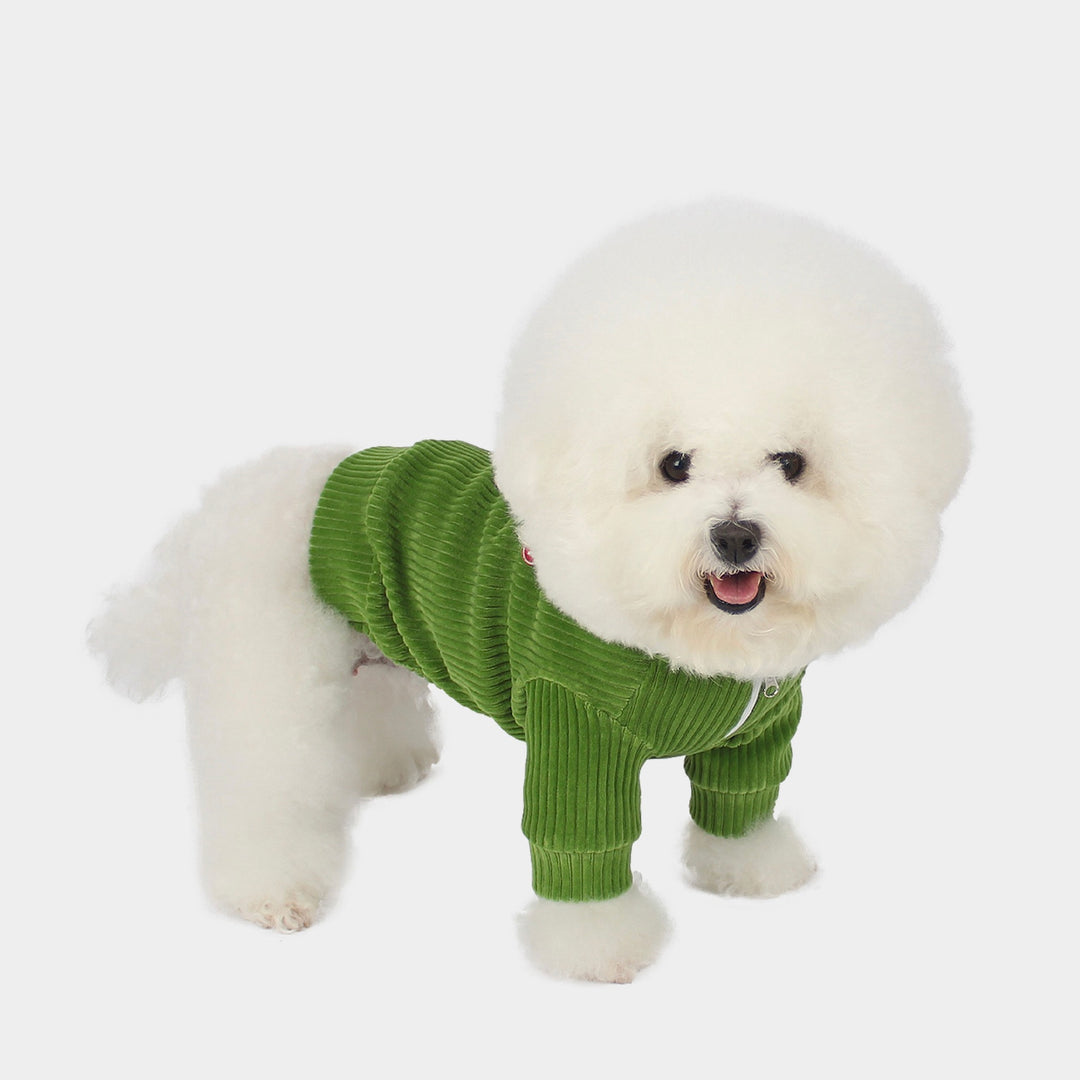 ※予約販売【CRR】New Velour Half Zip-Up（Green）