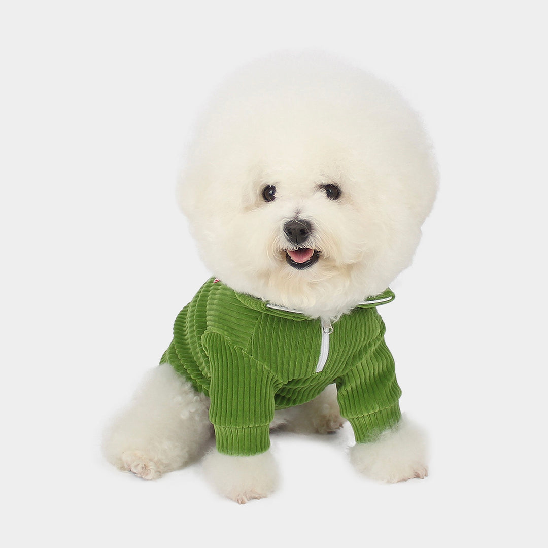 ※予約販売【CRR】New Velour Half Zip-Up（Green）