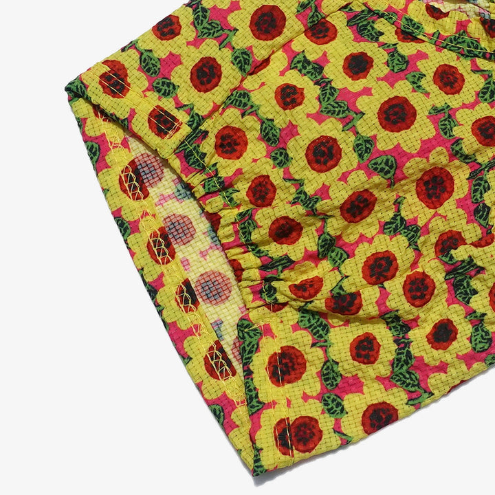 ※予約販売【CRR】Flower Pop Strap Top（Yellow）