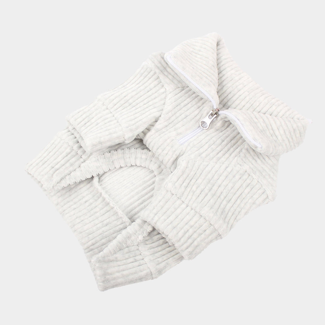 ※予約販売【CRR】New Velour Half Zip-Up（Gray）