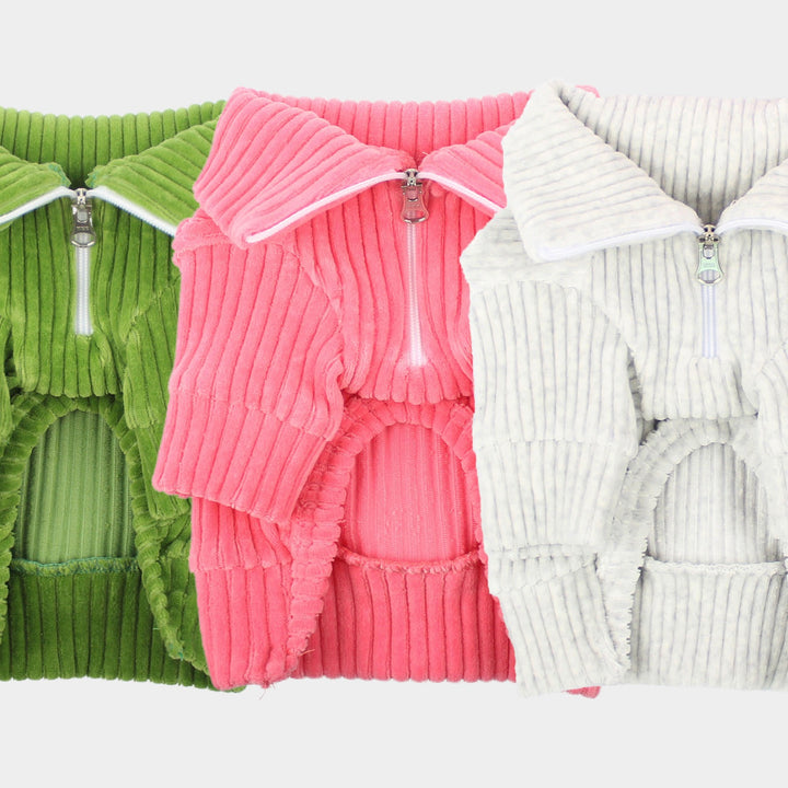 ※予約販売【CRR】New Velour Half Zip-Up（Gray）