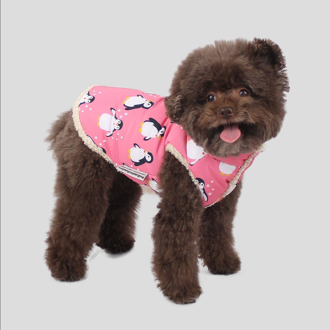 ※予約販売【CRR】Penguin Padded Vest（Pink）